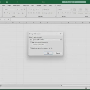 how to change pivot table