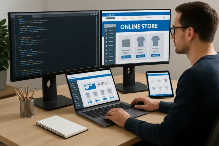 custom ecommerce website development