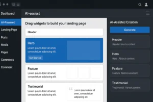 free website landing page