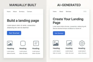 free website landing page