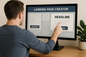 free website landing page